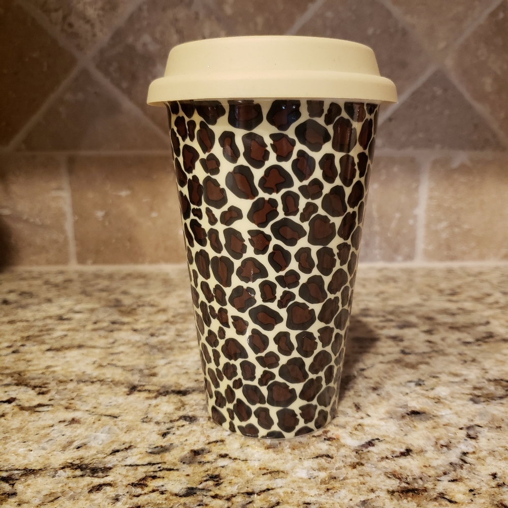 Leopard 🐆 Print Porcelain Mug - NWOT